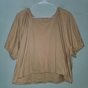 Aerie Light Brown Blouse